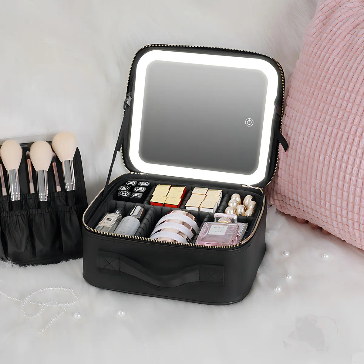 Cosmetiquera de Lujo con Espejo