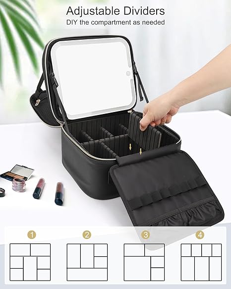 Cosmetiquera de Lujo con Espejo